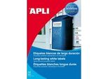 Etichette In Film Agipa Resistenti Alle Intemperie 99,1 X 42,3 Mm Bianco
