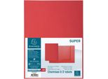 Exacompta 332008E Copertina Exacompta Super 250, Din A4, Rosso