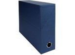 Scatola D'archivio Exacompta, Cartone, Larghezza Dorso 90 Mm, Blu Scuro