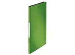 Leitz Cartella Solida, A4, Pp, Con 20 Tasche, Verde Chiaro