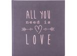 Goldbuch 27 085 Goldbuch All You Need Is Love Grau 30X31 60 WeißE Seiten 27085
