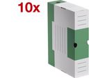 Keine Marke 12/1 Archivbox Eco Box GrüN 10Stk