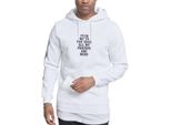 Mr. Tee Push Me Hoody Bianco - Xs