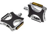 Ergotec 86070001 Pedale In Alluminio Serie Urban, 9/16', Con Riflettori, Argento (1 Paio)