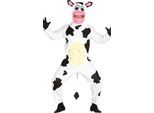 Costume Intero Di Carnevale Da Mucca, Taglia: 52 - 54 (L) Colore: Bianco