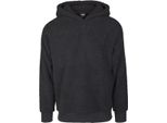 Urban Classics Felpa Con Cappuccio Sherpa Nero-5Xl