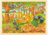 Goki Puzzle Baby Animali Della Foresta 48 Pezzi - Legno
