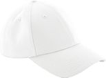 Beechfield Unisex Authentic 6 Panel Baseball Cap BC3682 (Taglia Unica) (Bianco)