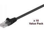Microconnect V-UTP5005SVP - Cavo Di Rete (0,5 M, Cat5E, U/Utp (Utp), RJ-45, RJ-45, Nero)