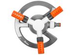 Bradaswl-Z16 Irrigatore Bradas A 3 Bracci Linea Bianca, Grigio/Bianco/Arancio