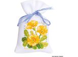 Vervaco Bustina Di Erbe Vervaco "Fiori Di Primavera"", Set Di 3, Modello Di Conteggio"