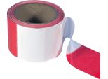 Nastro Barriera Rosso/Bianco 80Mmx100M Ad Anello
