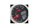 Koso Digital Multifunction Cockpit, TNT-04 Tachimetro / Tachimetro Con Anello Nero Per