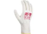 Texxor Guanto A Maglia Fine Cotone/Nylon Beige/Rosso Brufoli-8