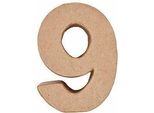 Numero "9"" In Cartapesta Per L'artigianato Idea Creativa Rico Design"