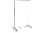 Haku MöBel Appendiabiti A Rullo Cromo, Grigio - Plastica, Metallo, L/H/D: 81X96-160X39 Cm