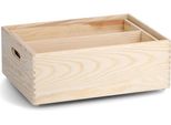 Zeller Scatola Multiuso 3 Pezzi Wht 30X15X40 Cm Beige