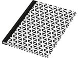 Rnk Verlag 46748 Notizbuch Black&White Flowers - A5, PüNktchenlineatur, 96 Blatt