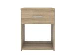 Comodino Spell 1 Cassetto E 1 Ripiano Struttura In Rovere.