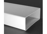 Condotto Piatto 220X90Mm Senza Manicotti, Condotto Di Ventilazione Per Cucina 100Cm, Aria Di Scarico