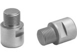 Ergotec 06019001 Prolunga Asse Pedale In Acciaio Inox, Per 9/16', Argento (1 Paio)