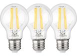 Philips Lampada Led E27 Set Di 3 75W 2700K Filamento