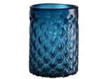 Casa Padrino Candeliere In Vetro Blu Ø 20 X H. 28 Cm - Accessori Per La Decorazione Di Alberghi E Ristoranti
