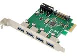 Scheda Microconnect 4 Porte Usb 3.0 Pcie (MC-USB3.0-F3B1)