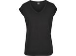 Urban Classics Donna - Camicia Con Spalle Estese Nera - S