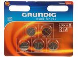 Batterie Grundig A Bottone Cr2016 70 Mah 5 Pezzi