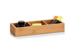 Zeller Scatola Portaoggetti In Bambù 28 X 10,2 X 4,5 Cm