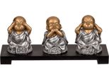 Buddha Thailandesi Seduti (Non Vedere Il Male, Non Parlare Del Male, Non Sentire Il Male)