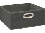 5Five Simply Smart Aufbewahrungskorb Mix N Modul, Pappe, Pp-Kunststoff, Dunkelgrau Meliert, 31 X 15 Cm, 138886D