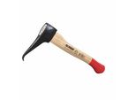 Ironside 100-706 Ascia A Mano Da 400 Mm Con Manico In Hickory, Nero/Naturale/Rosso