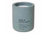 Candela Profumata Blomus Fraga 11 Cm / ø 9 Cm - Rosa E Muschio Bianco