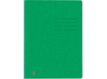 Oxford 400116200 Top File+ Raccoglitore A Fogli Mobili - A4, Cartone 390G/Mq, Pinzatura Commerciale E Ufficiale, Verde