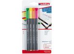 Penna In Fibra Edding 1200 Assortita (Confezione Blister Da 4)