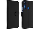 Avizar, Flip Cover, Kunstlederetui Huawei P Smart Z/Y9 Prime 2019, Honor 9X, Schwarz