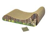 Graffiatoio In Cartone Nobile "Lounge"" 48 X 21 X 16 Cm"