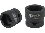 Ks Tools 1/2" Presa Elettrica Esagonale Extra Corta 22,0 Mm - 515.0071"