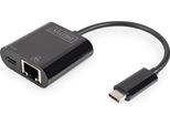 Digitus | Karta Sieciowa | Ethernet | Fast Ethernet | Gigabit Ethernet | USB-C