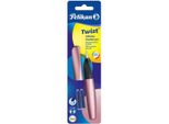 Pelikan BüRo 806268 Pelikan FüLlhalter Twist P457 M Girly Rose +2TP Blister
