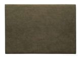 Asa Selection Vegan Leather Tischset Khaki, Platzmatte, Platzdeckchen, Untersetzer,Poliuretanolederoptik, GrüN, 78305076