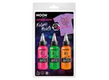 Vernice Tessile Neon 3X30Ml - Arancione, Verde, Rosa