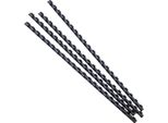 Exacompta 76201E Spirali Di Rilegatura In Pvc 8 Mm 25 Pezzi Per Documenti A4 Nero