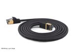 Wantec 7209 Wantec Patchkabel Sstp CAT7 Ste. Cat6A D=4Mm 20,00M Schwarz