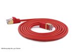 Wantec 7159 Wantec Patchkabel Sstp CAT7 Ste. Cat6A D=4Mm 1,00M Rot