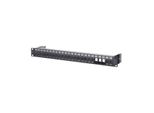 Metz Connect Unequipped - Patch Panel - Schwarz - 1U - 48,3 Cm (19") - 24 Ports (130920-BKKE)"
