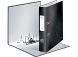 Leitz 1006-00-95 Cartella Wow, 180 Gradi, Din A4, 50 Mm, Nero
