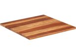 Vidaxl Piano Del Tavolo In Legno Massiccio Di Acacia 25-27 Mm 70X70 Cm